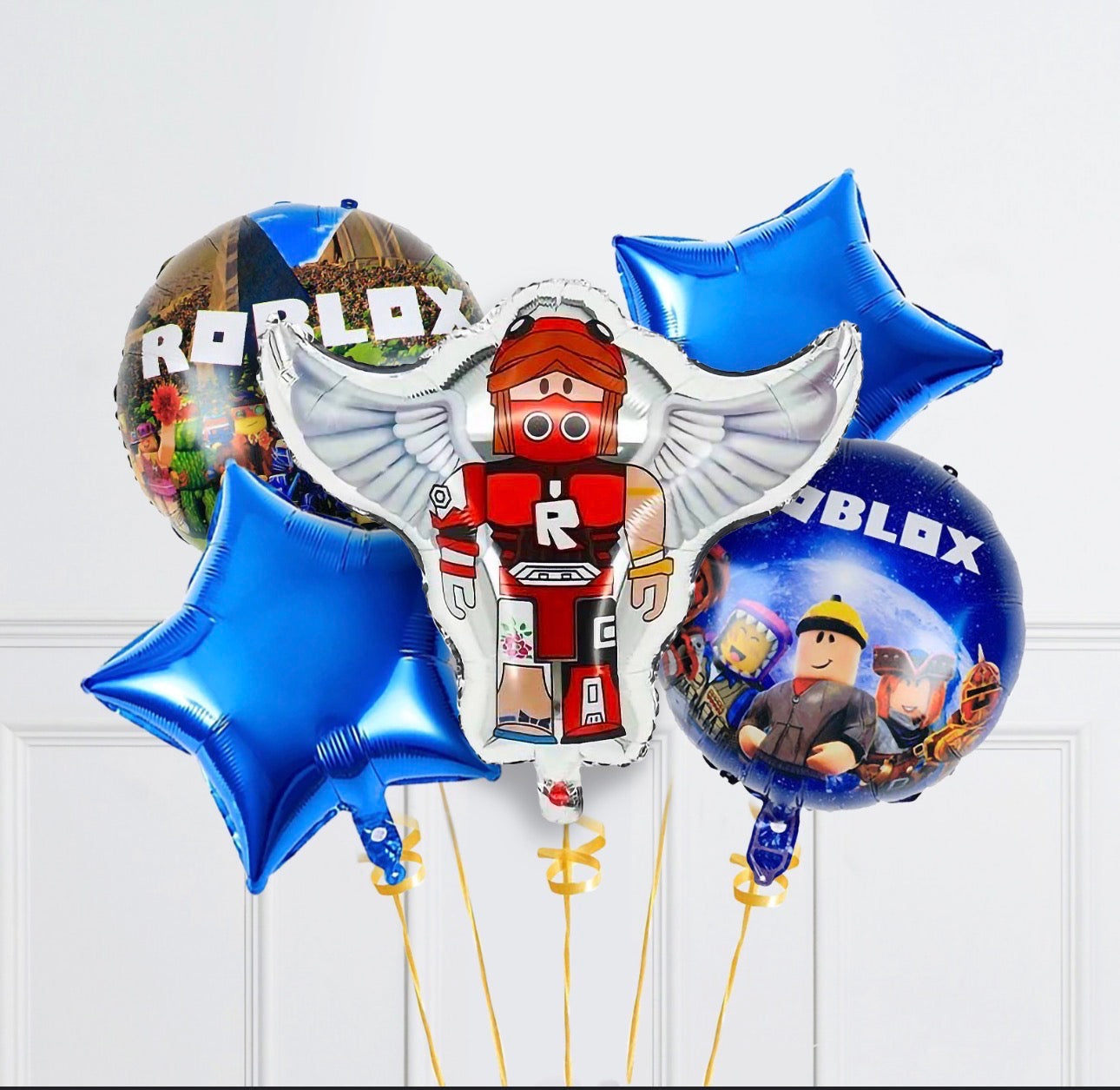 5pcs Roblox Foil Balloon Set