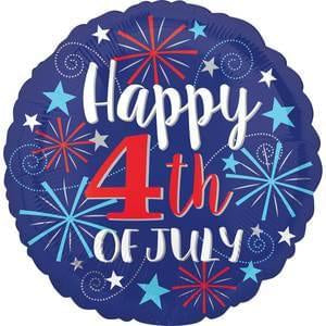 Happy 4th of July Foil Balloon