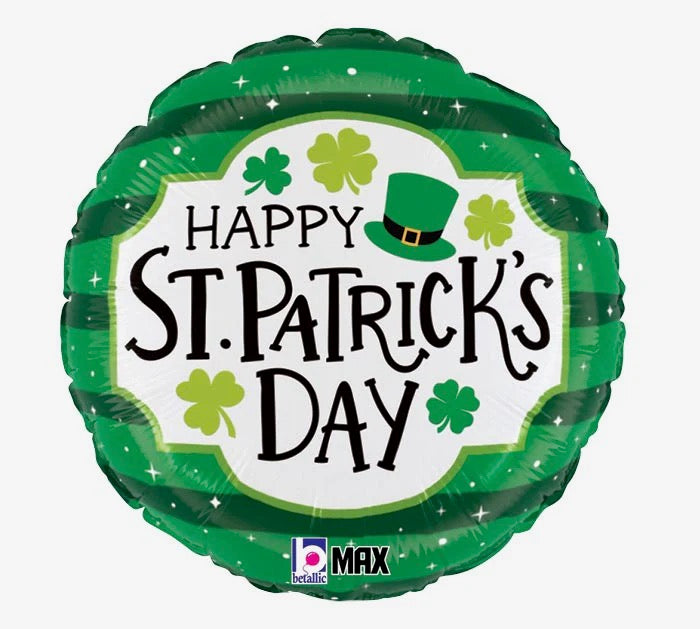 Happy St.Patricks Day 18" Foil Balloon