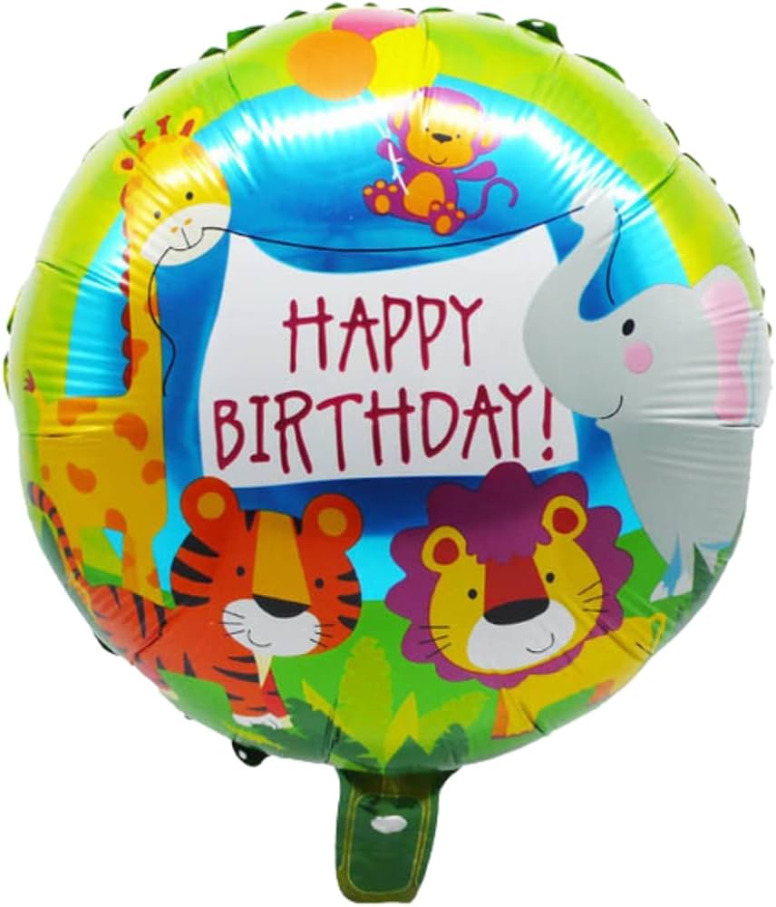 18" Round Happy Birthday Foil Balloon