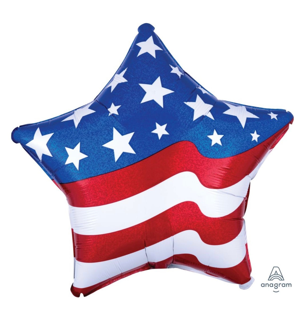 USA Flag Star Foil Balloon