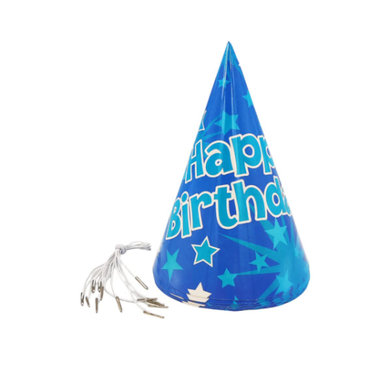 6-Pieces Happy Birthday Party Hats – Party Favors