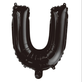 14" Air Filled Black U