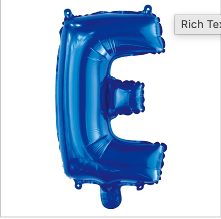 14" Air Filled Blue E