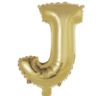 14" Air Filled Gold J