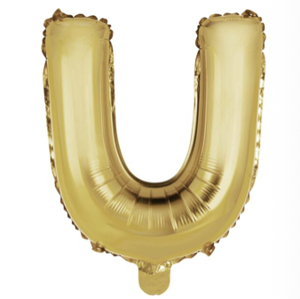 14" Air Filled Gold U