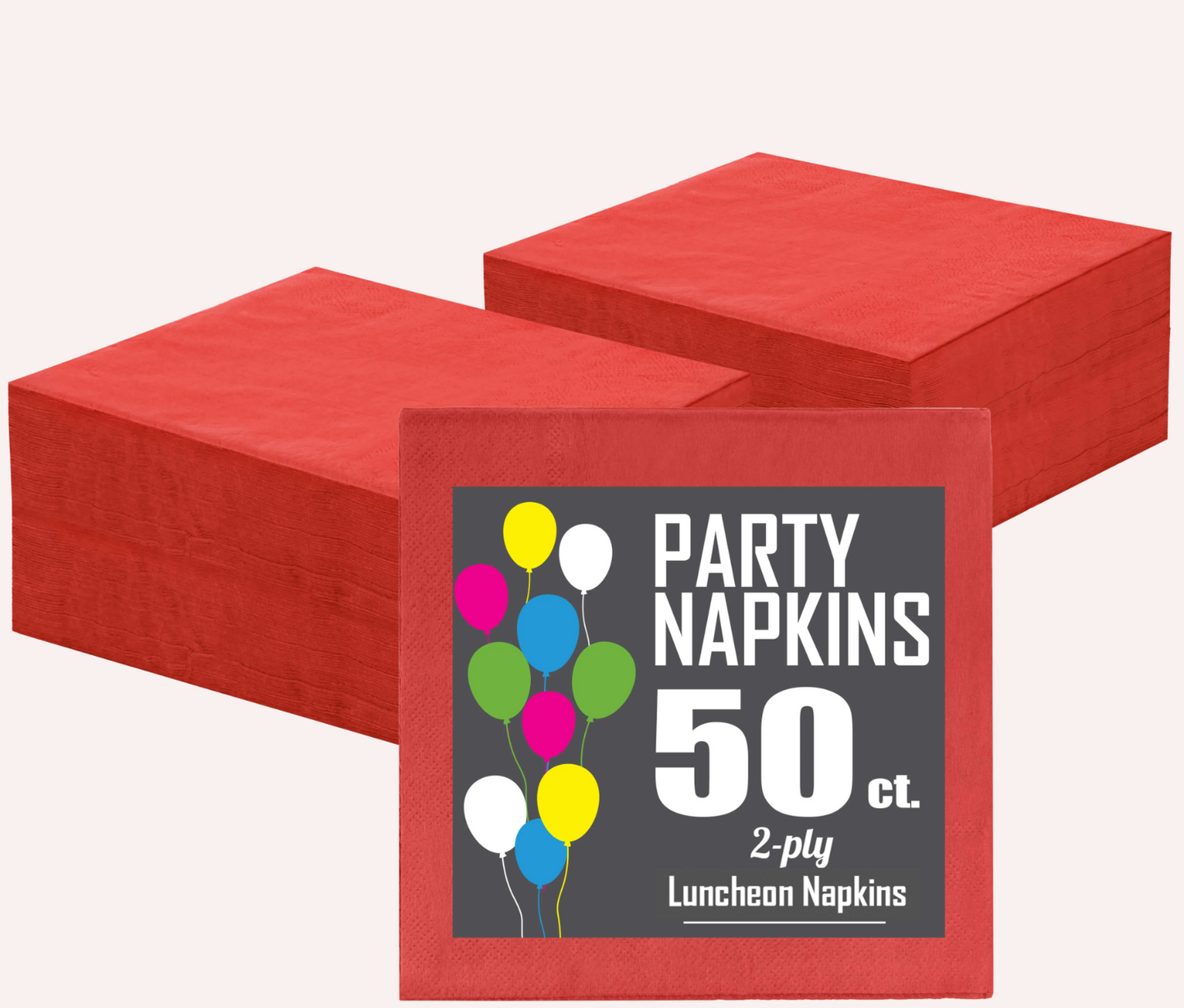 Red Luncheon Napkins