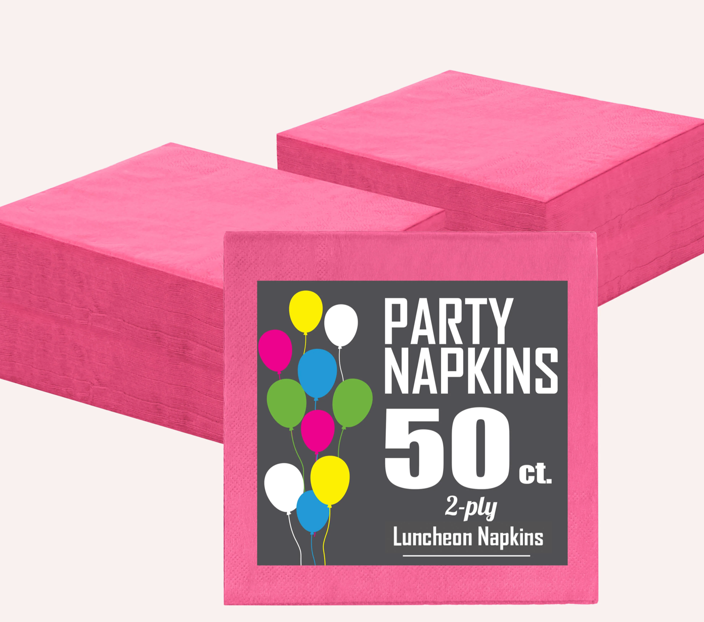 Hot Pink Luncheon Napkins