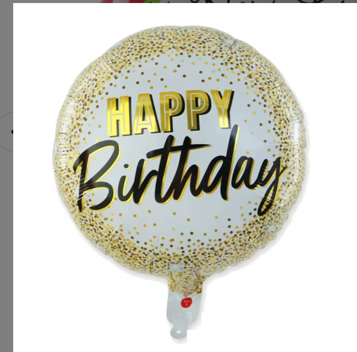 18" Happy Birthday Foil Balloon