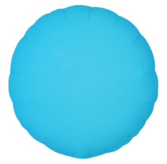 Neon Blue Foil Balloon
