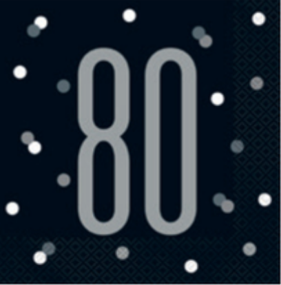 80th Birthday Luncheon Napkin