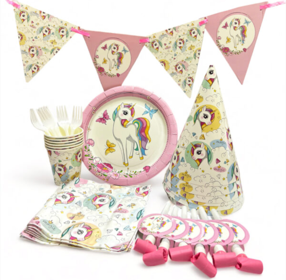 Unicorn Theme Party Set