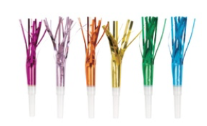 Foil Fringe Party Blowouts