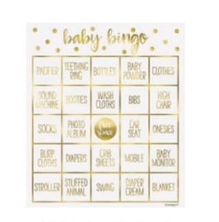 Baby Shower bingo Game