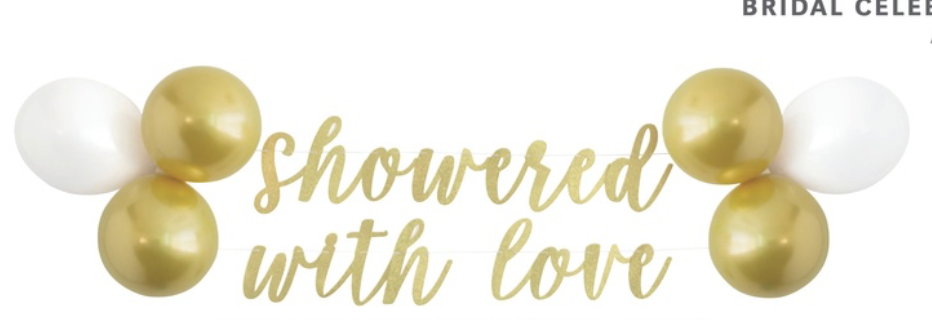 Showed with Love Gold set Banner