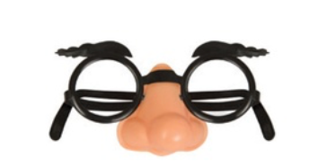 Nose and Glass party costume