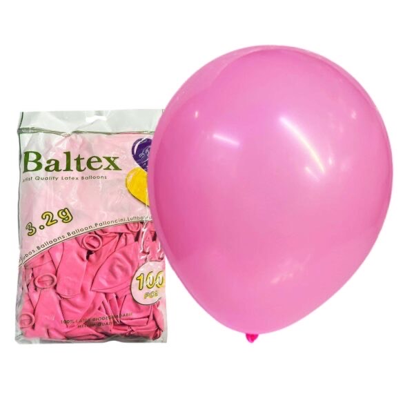 100pcs 12″ 3.2g Baltex Rose Latex Balloon