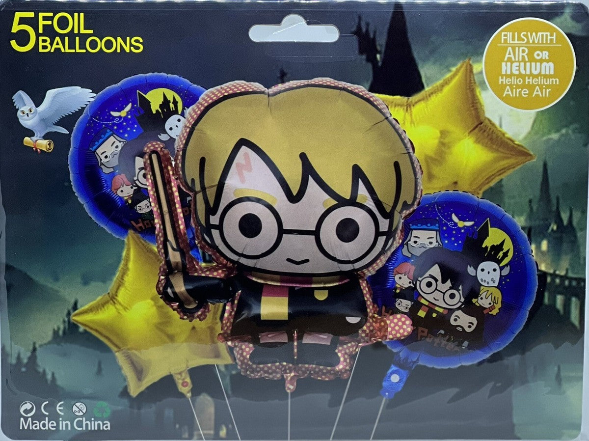 5pcs Harry Potter Foil Balloon