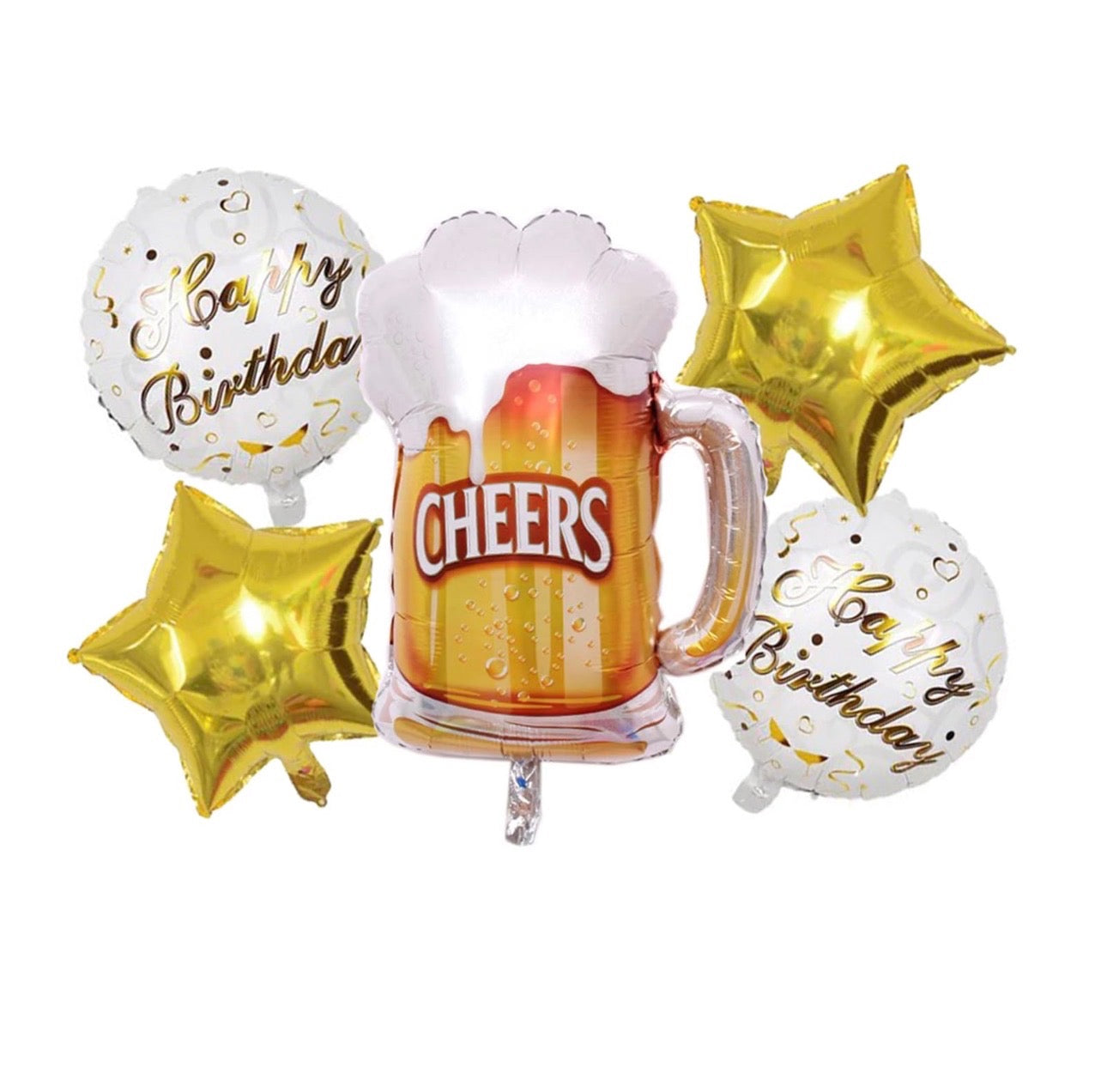 5pc Cheers Balloon Set