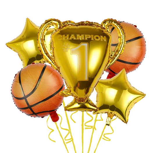5pc Basket Ball Balloon Set