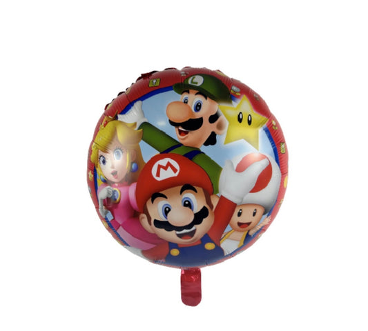 18" Mario and Friends Foil Balloon