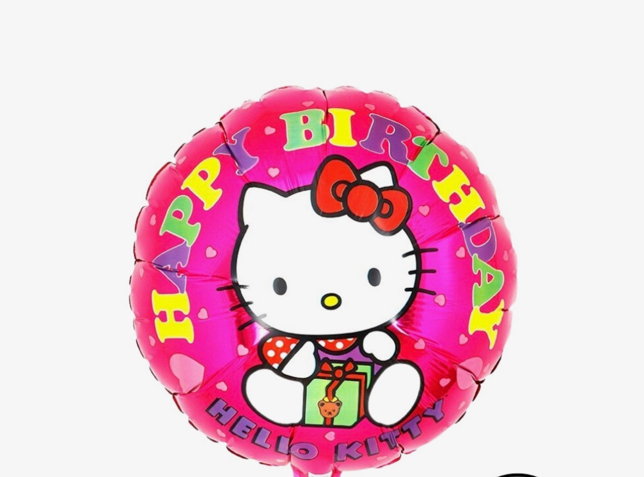 18" Hello Kitty Happy Birthday Foil Balloon