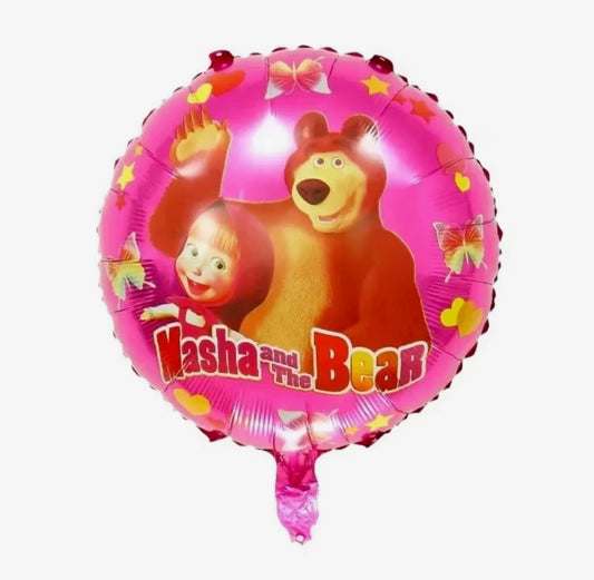 18" Masha and the Bear Foil Balloon