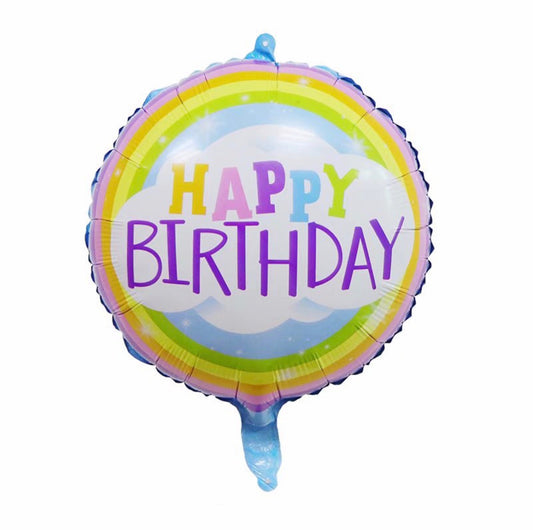 18" Happy Birthday Foil Balloon
