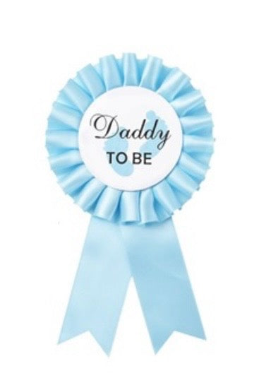 Blue Daddy To Be Badge