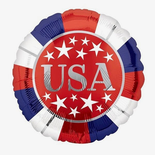 USA Fourth of July Foil Balloon