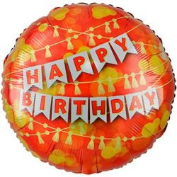 18" Round Happy Birthday Foil Balloon