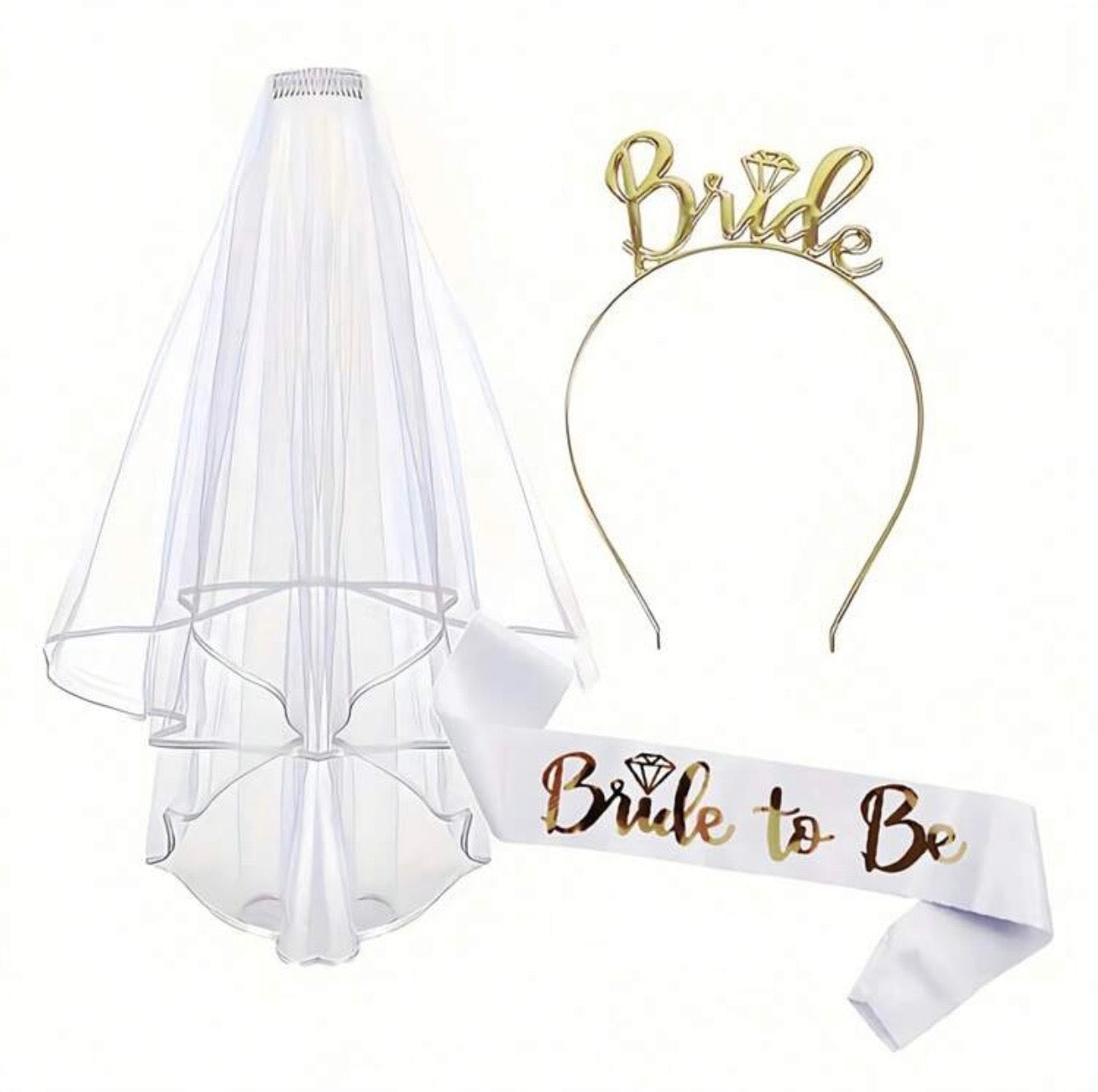 Bridal Shower Accessory Set