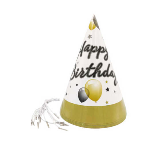 6 Pieces Happy Birthday Party Hats Party Favors