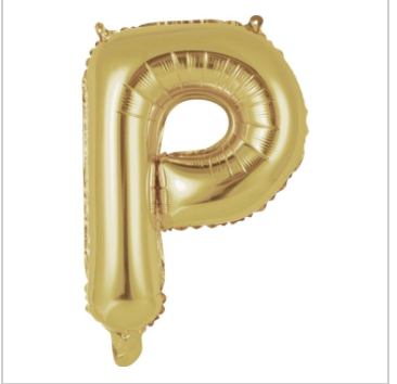 14" Air Filled Gold P