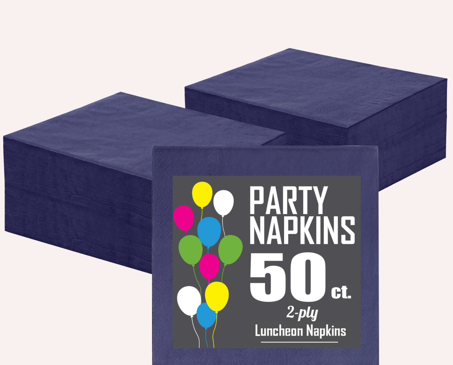 Navy Luncheon Napkins