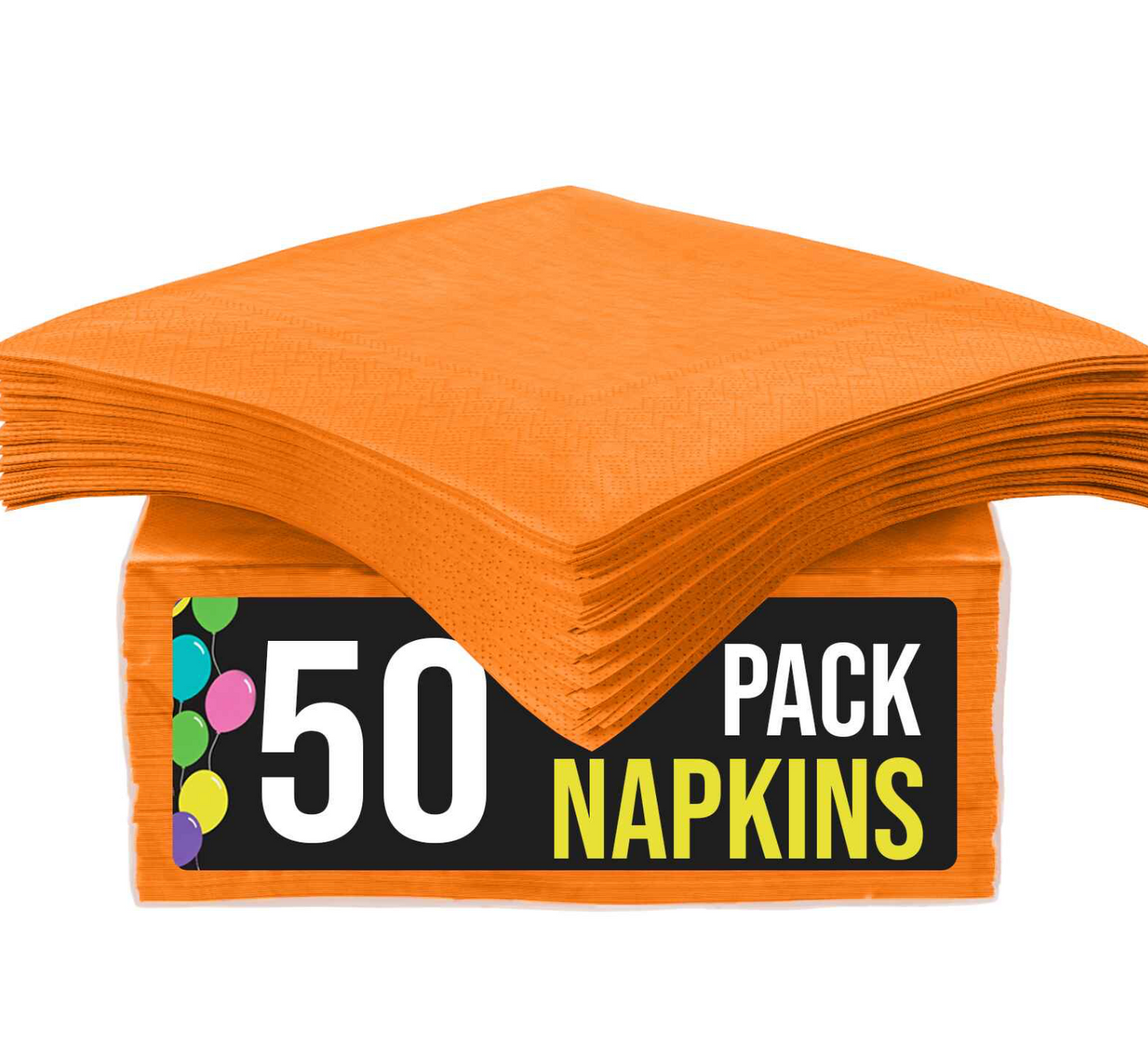 Orange Luncheon Napkins