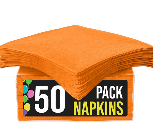 Orange Luncheon Napkins
