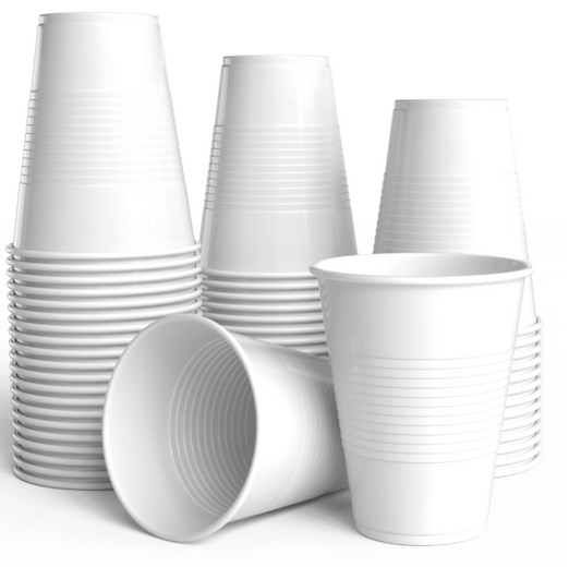 White Plastic Cup