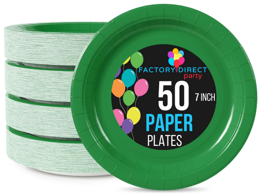 7" Emerald Green Plate Plates