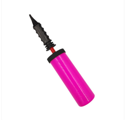 1 Piece Manual Balloon Pump, Hot Pink