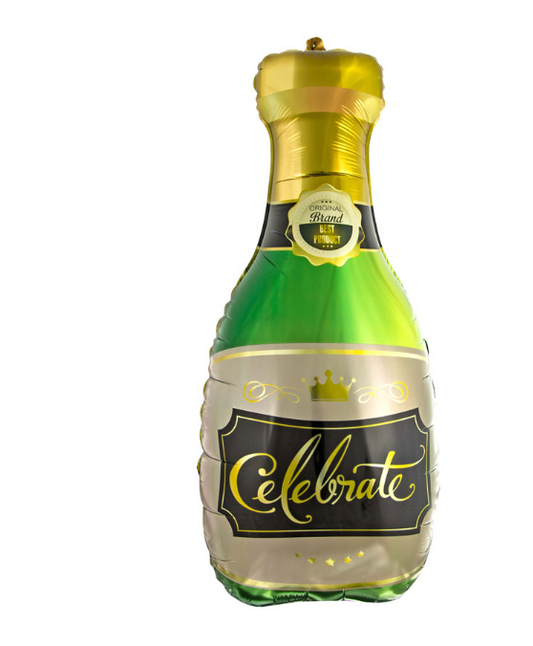 Champagne Bottle Foil Balloon