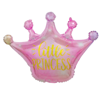 Little Princess Crown Foil Balloon