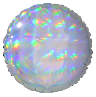 Iridescent Round Foil Balloon