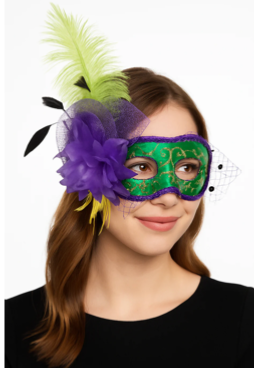 Maskinator Mardi Gras Masquerade Mask