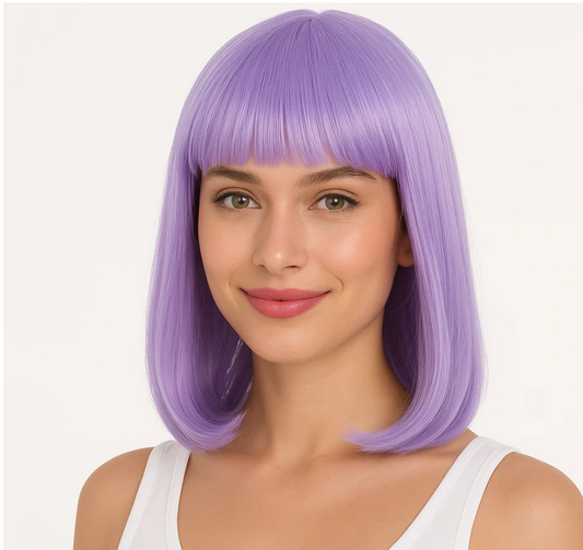 Purple Long Bob