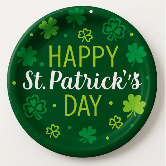 Happy St. Patrick's Day Paper Plates