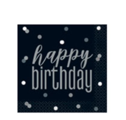 Happy Birthday Beverage Napkins