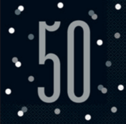 50th Birthday Luncheon Napkin