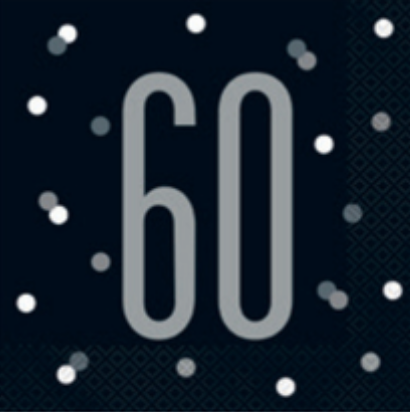 60th Birthday Luncheon Napkin