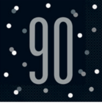 90th Birthday Luncheon Napkins